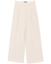 Weekend by Maxmara - Pleated Wide-Leg Trousers - Lyst