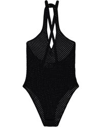 Laneus - Knitted Swimsuit - Lyst