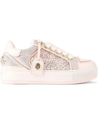 Kurt Geiger - Sequin-Embellished Sneakers - Lyst