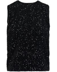 N°21 - Haut Sans Manches À Sequins - Lyst
