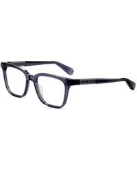 Philipp Plein - Eckige Brille Mit Logo-Schild - Lyst