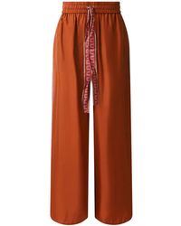 Zimmermann - Ruimvallende Broek Met Zigzag-Patroon - Lyst