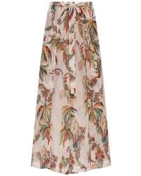 Etro - Paisley-Print Slit-Detail Palazzo Pants - Lyst