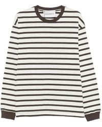 Amaranto - Striped Long-Sleeve T-Shirt - Lyst