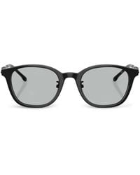 DIESEL - Cut-Out Arm Round-Frame Sunglasses - Lyst
