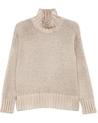 Avant Toi - Gerippter Pullover mit Stehkragen - Lyst