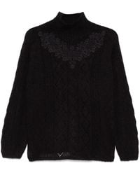 Twinset - Pullover mit Spitzendetail - Lyst