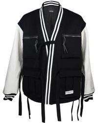 Mostly Heard Rarely Seen - Logo-Embroidered Varsity Jacket - Lyst