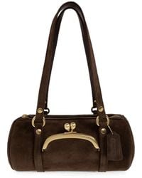 COACH - Kisslock Barrel 28 Shoulder Bag - Lyst