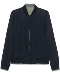 Canali - Reversible Bomber Jacket - Lyst
