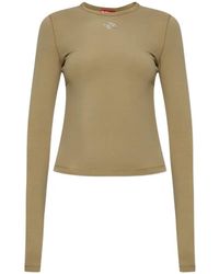 DIESEL - T-Uncutieslong-Ls T-Shirt - Lyst