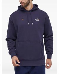 PUMA - Logo-Embroidered Graphic Hoodie - Lyst