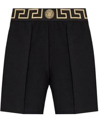 Versace - Shorts With Logo - Lyst