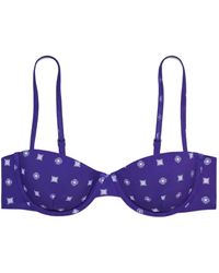 Tory Burch - Top Bikini Con Motivo Geometrico - Lyst
