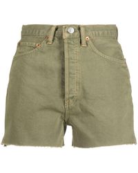 RE/DONE - Mid-rise Cut-off Shorts - Lyst