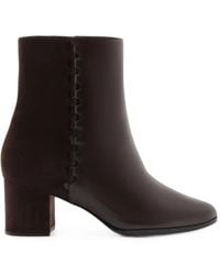 Alexandre Birman - Jesse Whipstitch-Trim Ankle Boots - Lyst