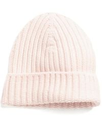 Barrie - Ribbed Cashmere Beanie Hat - Lyst