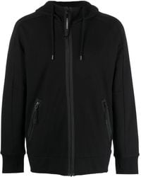 C.P. Company - Google-detail Cotton Hoodie - Men's - Cotton - Lyst