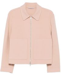 Peserico - Zip-Up Collared Jacket - Lyst