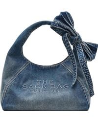 Marc Jacobs - The Bow Denim Sack Shoulder Bag - Lyst