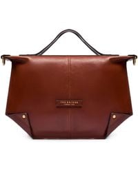 The Bridge - Leather Zip-Top Cross Body Bag - Lyst
