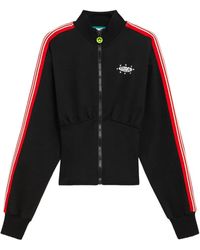 Barrow - Sweat Zippé À Logo Imprimé Et Taille Style Corset - Lyst