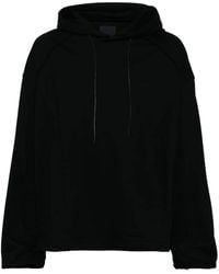 Juun.J - Logo Embroidered Hoodie - Lyst