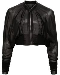Rick Owens - Batwing Cropped Jacket - Lyst