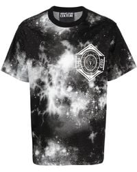 Versace Jeans Couture - Logo Tie-Dye T-Shirt - Lyst