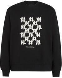 Karl Lagerfeld - モノグラム スウェットシャツ - Lyst