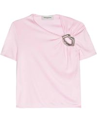 Sonia Rykiel - Lips-Motif Asymmetric T-Shirt - Lyst