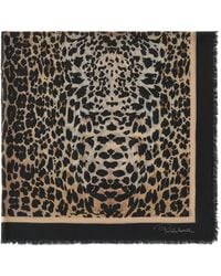 Roberto Cavalli - レオパード スカーフ - Lyst
