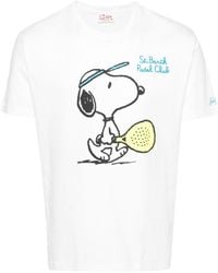 Mc2 Saint Barth - X Peanutstm Snoopy Padel T-shirt - Lyst