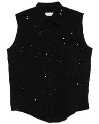 Ernest W. Baker - Sequin-Embellished Sleeveless Shirt - Lyst