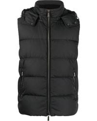 Moorer - Gefütterte Weste Mit Stehkragen - Lyst