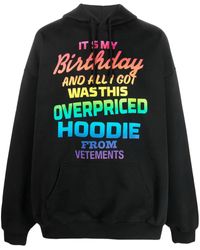 Vetements - Sudadera con motivo de arcoíris y capucha - Lyst