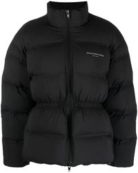 Alexander Wang - Gefütterte Jacke Mit Logo-Patch - Lyst