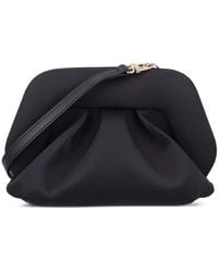 THEMOIRÈ - Gea Satin-Pleated Clutch Bag - Lyst