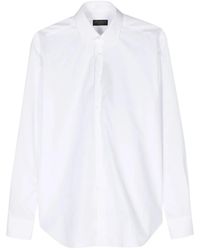 Dell'Oglio - Overhemd Met Gespreide Kraag - Lyst