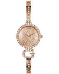 Guess - Ladies Giselle Crystal-Embellished 28Mm Watch - Lyst