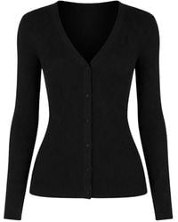 arch4 - Cardigan Halden À Col V - Lyst