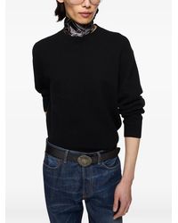 Acne Studios - Cashmere Sweater With Logo - Lyst