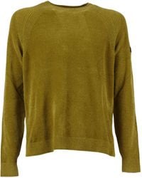 Rrd - Pullover aus Samt mit rundem Ausschnitt - Lyst