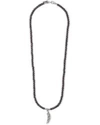 Emanuele Bicocchi - Feather Charm Necklace - Lyst