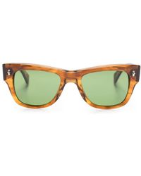 Garrett Leight - Square-frame Transparent-design Sunglasses - Lyst