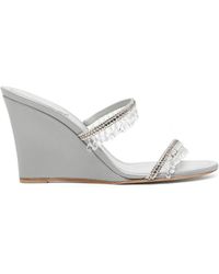 Rene Caovilla - Sandales À Ornements En Cristal 80 Mm - Lyst