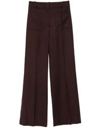 Victoria Beckham - Alina Wide-Leg Trousers - Lyst