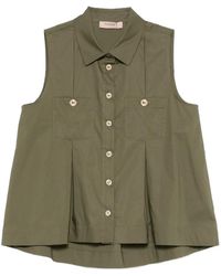 Twinset - Poplin Shirt With Pockets - Lyst