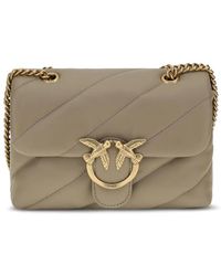 Pinko - Small Love Bag Quilted-Leather Cross Body Bag - Lyst