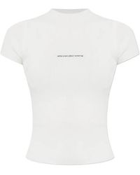 Alexander Wang - Knit Logo Baby Tee - Lyst